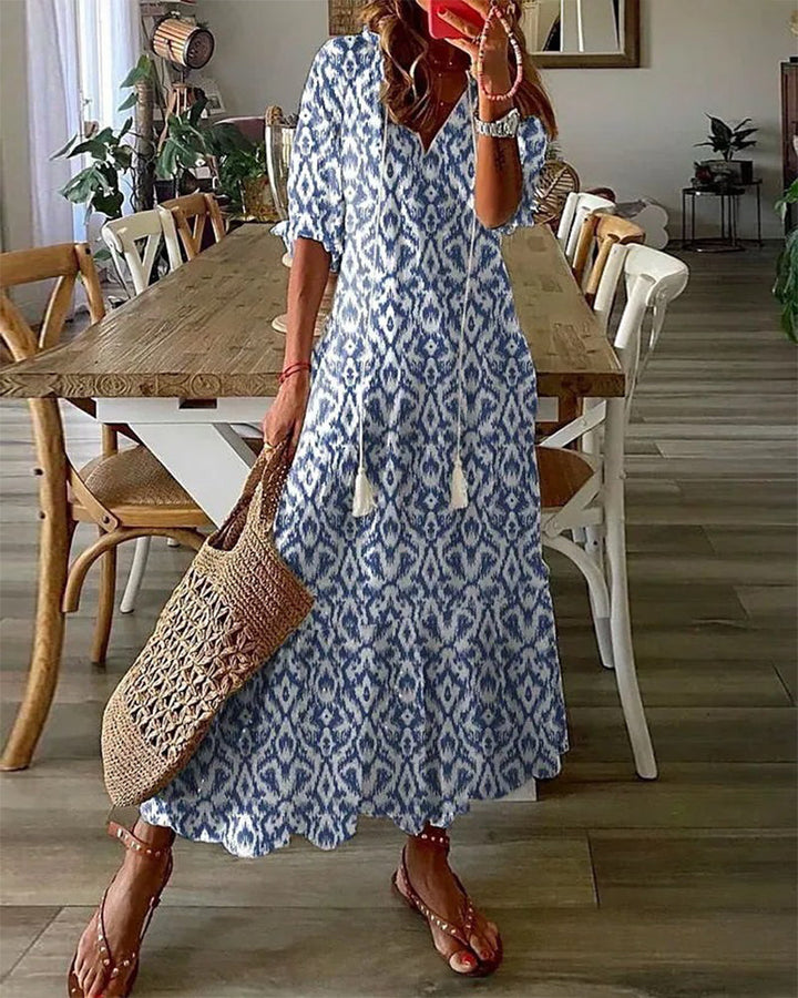 Stine | Boho-inspired A-line Dress