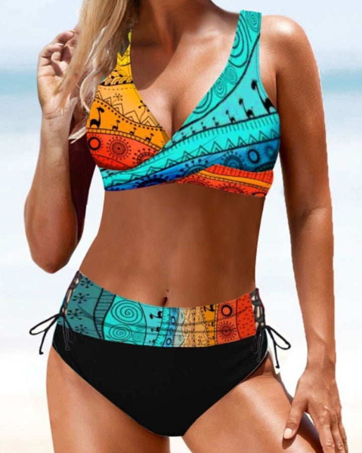 Emma | Colorful Bikini Swimsuit
