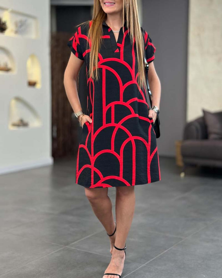 Emily | Dress with Short Sleeves