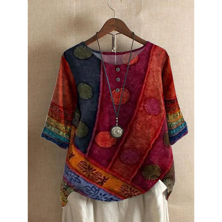 Harper | Colorful Boho Top