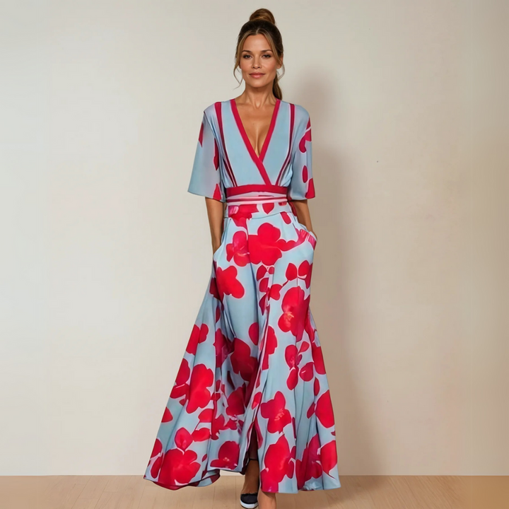 Elin | Timeless Floral Dress with Elegance
