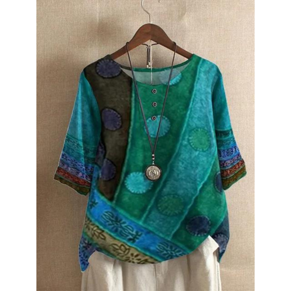 Harper | Colorful Boho Top