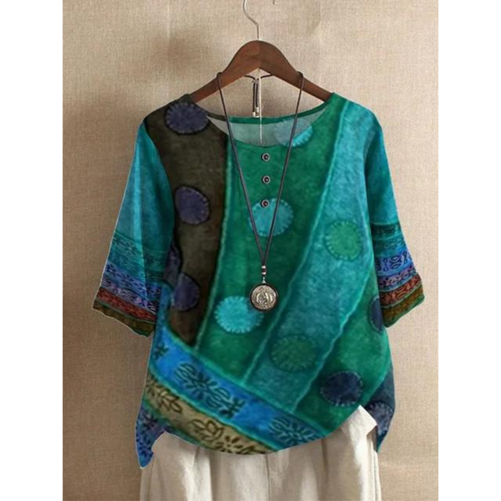 Harper | Colorful Boho Top