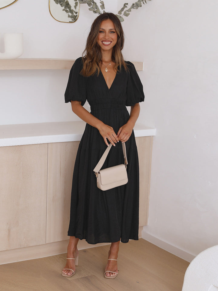 Rivka | Puff & Flow Maxi Dress