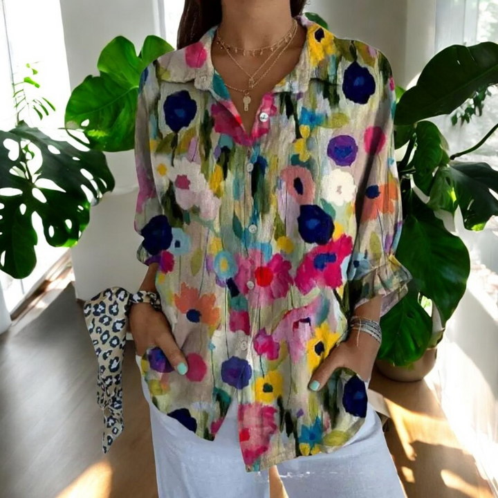 Erika | Vintage Flower Blouse