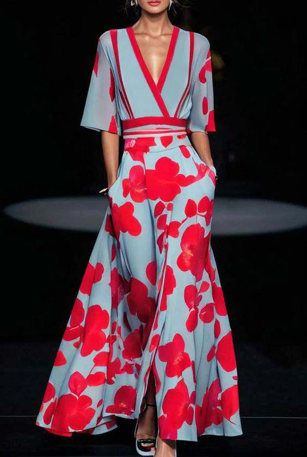 Elin | Timeless Floral Dress with Elegance