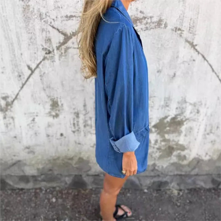 Mirela | A Relaxed Denim Blazer