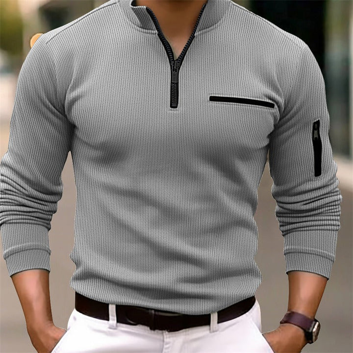 Mark | Long Sleeve Shirt with Zipper