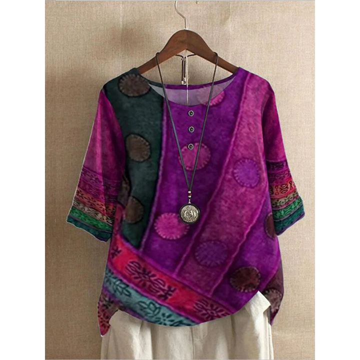 Harper | Colorful Boho Top
