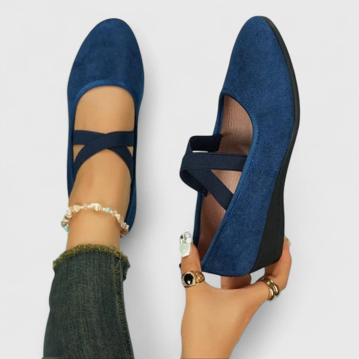 Mara | Women’s Orthopedic Mary Jane Shoes with Crisscross Straps