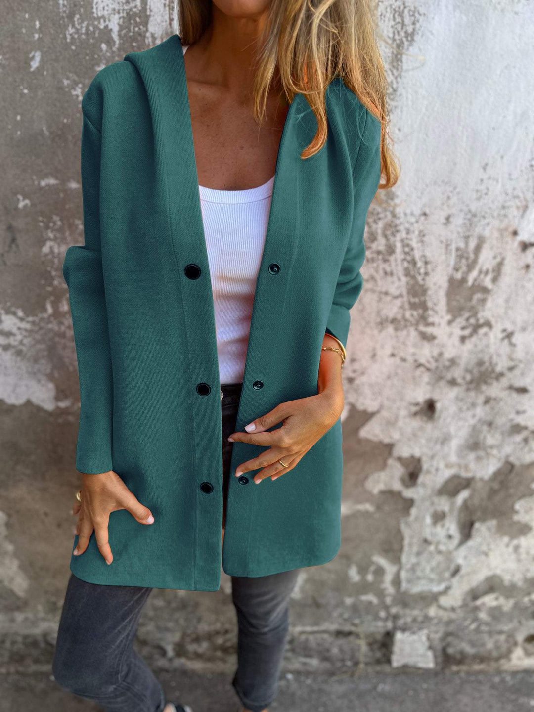 Sebbie | Modisk cardigan with hood