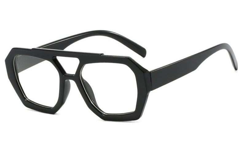 Avery | Women's Geometric Square Sunglasses with Color Tinted Lenses