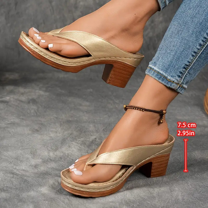 Maiken | Orthopedic Slippers with Heel
