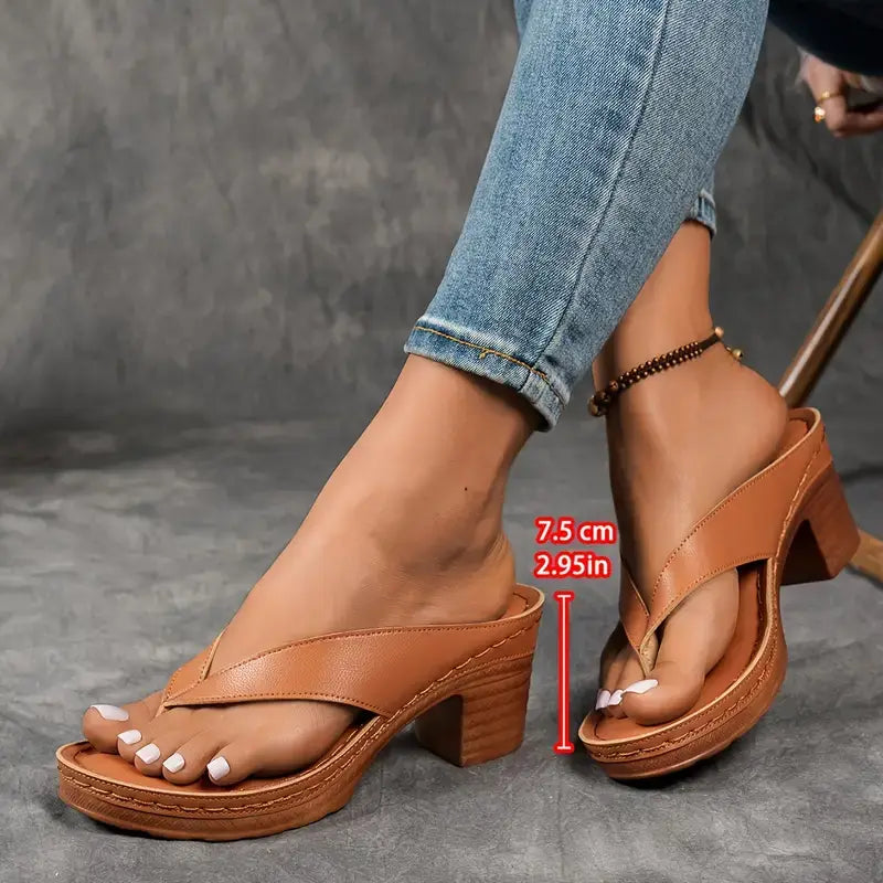 Maiken | Orthopedic Slippers with Heel