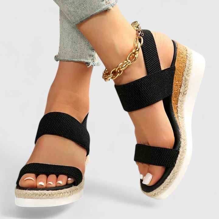 Nora | Women’s Orthopedic Wedge Sandals with Arch Support