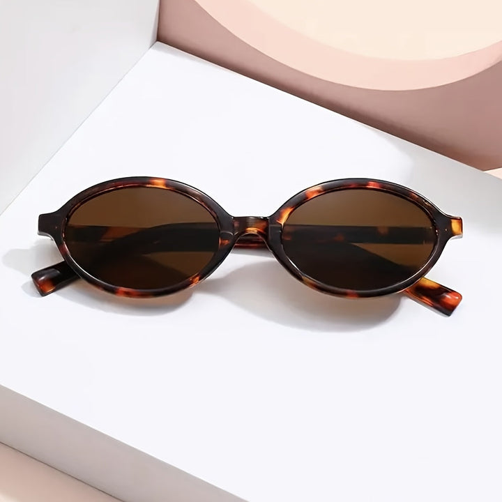 Ivy | Women's Retro Oval Sunglasses with UV Protection