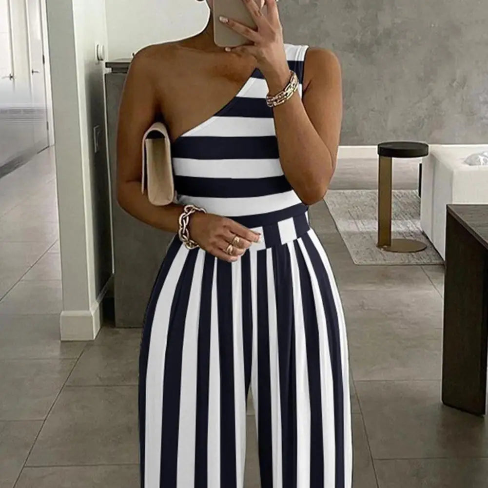 Charlotte | Striped Jumpsuit