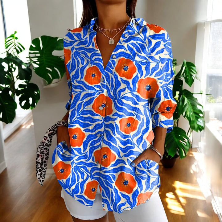 Erika | Vintage Flower Blouse