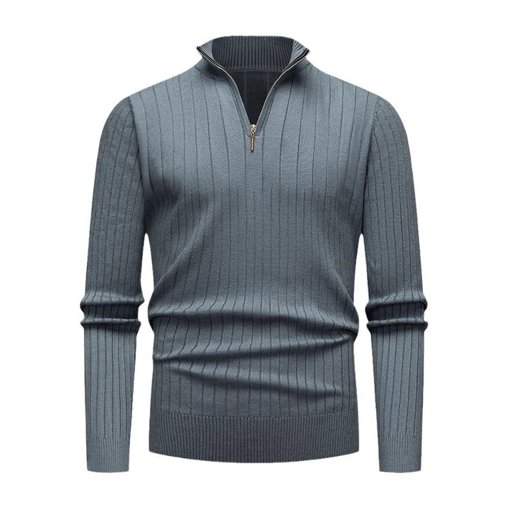 Renz | Ribbed Knit Half-Zip