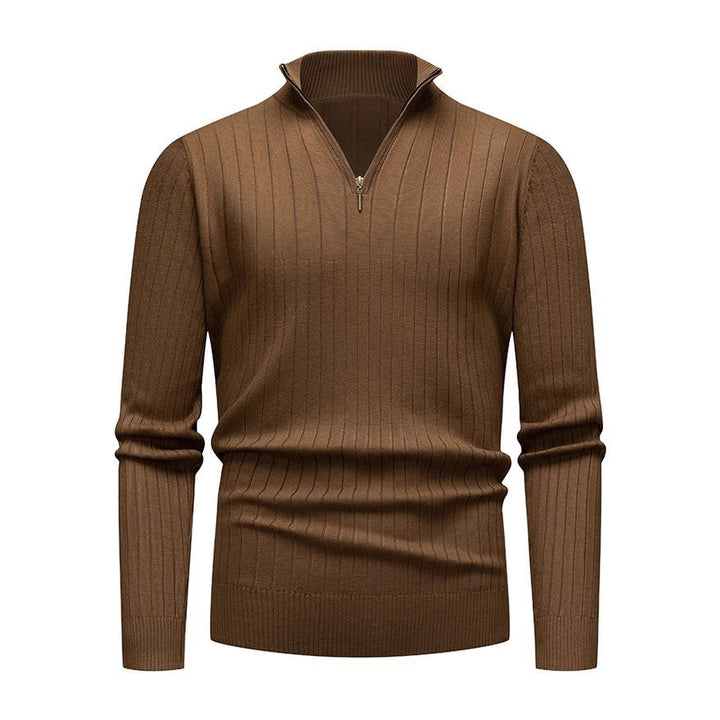 Renz | Ribbed Knit Half-Zip