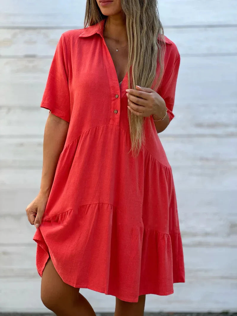 Jaya | V-Neck Mini Dress