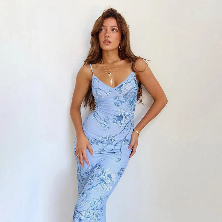 Amora | Floral Flow Slip Dress
