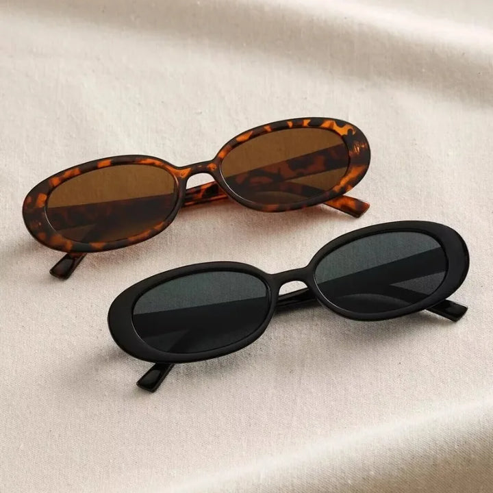 Vera | Women's Vintage Oval Sunglasses with UV Protection