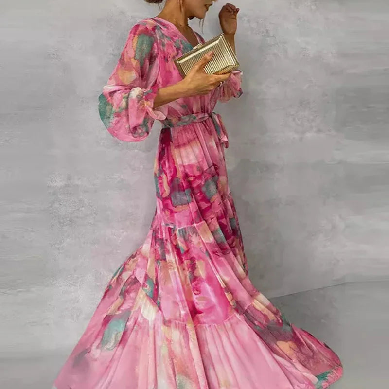 Lourdes | Stylish Floral Dress