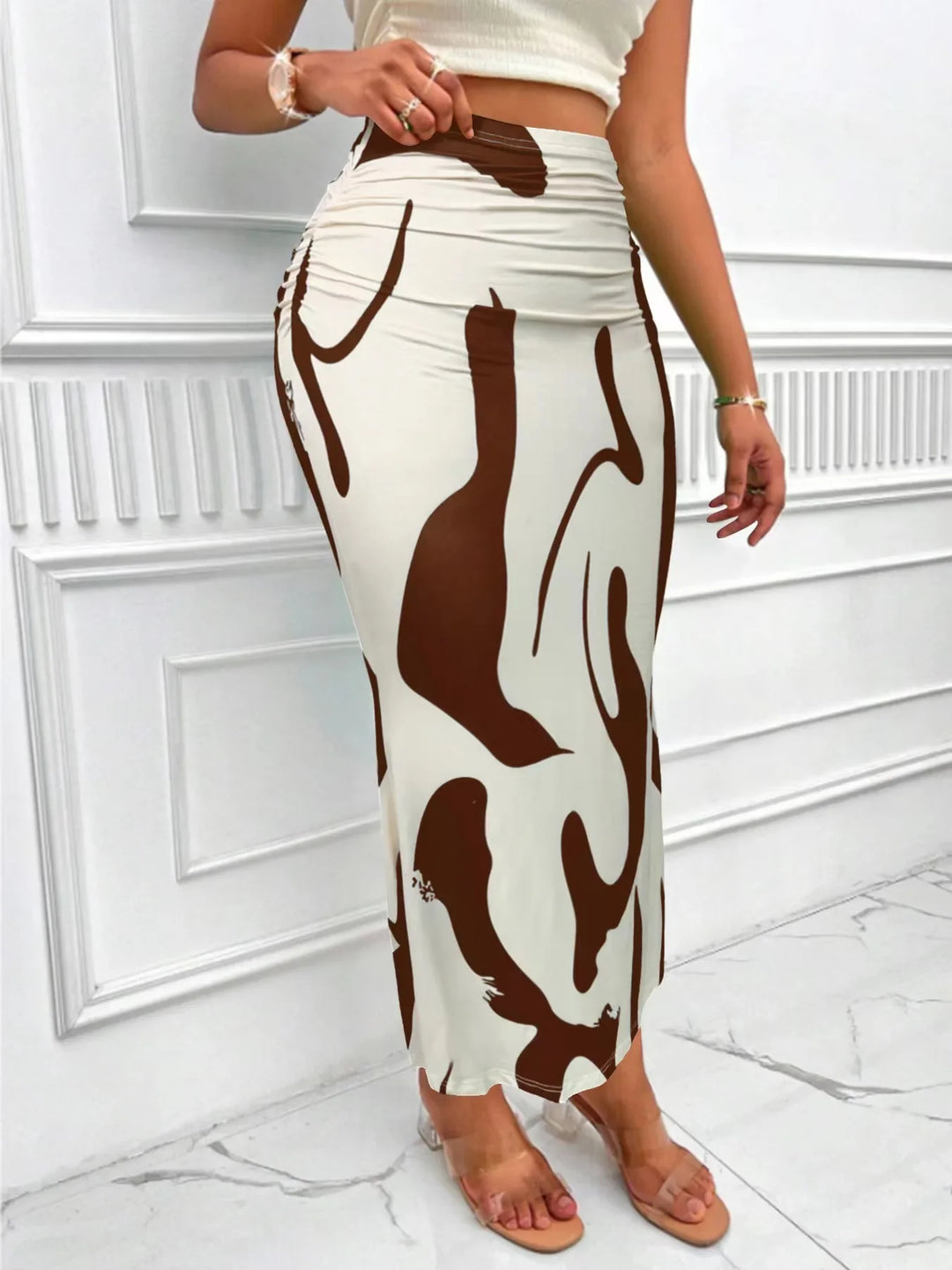 Naomi | Chic Zebra Print Skirt
