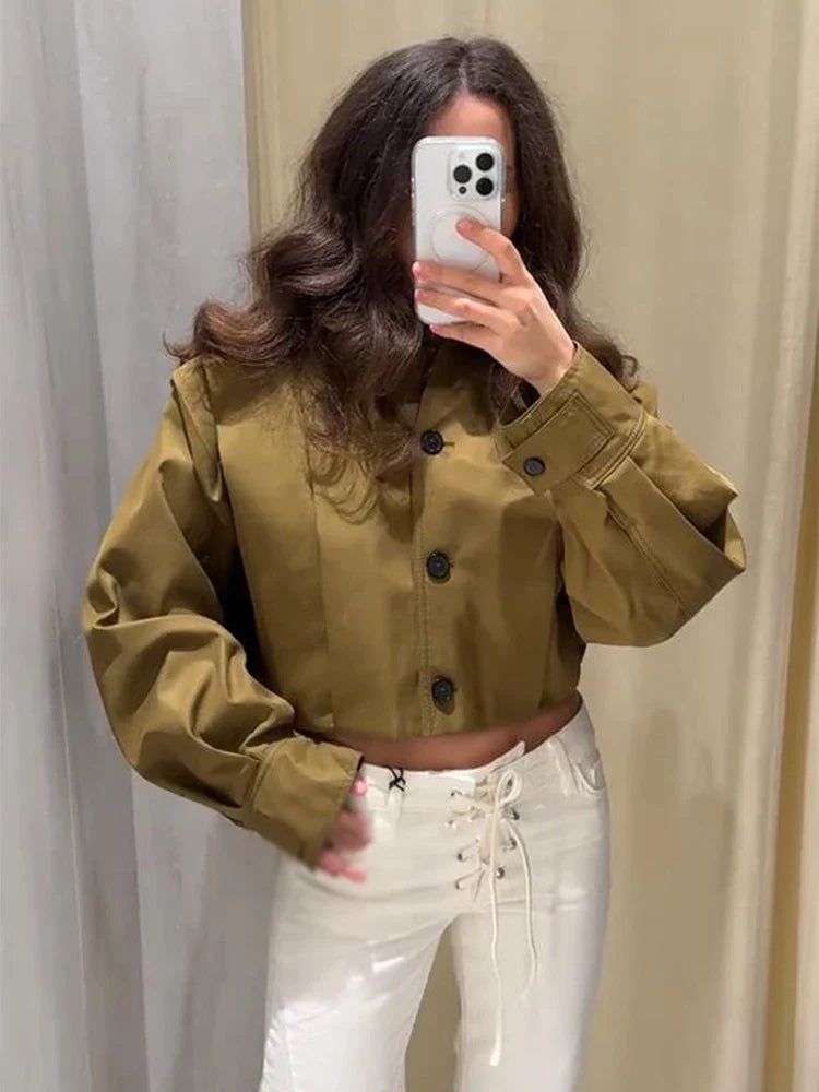 Diva | Cropped Trench Coat