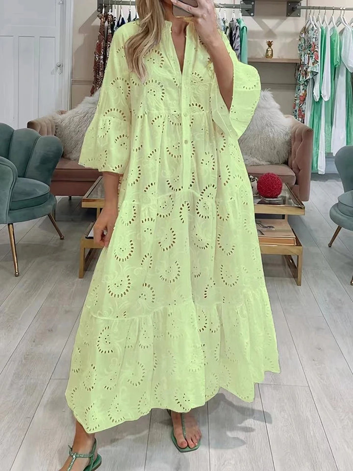 Meilin | Embroidered Maxi Dress