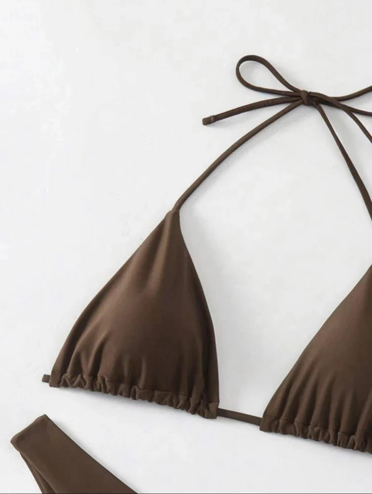 Carla | Lace-Up Bikini Set
