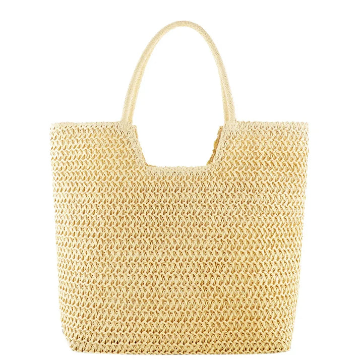 Gladys | Woven Straw Shopper
