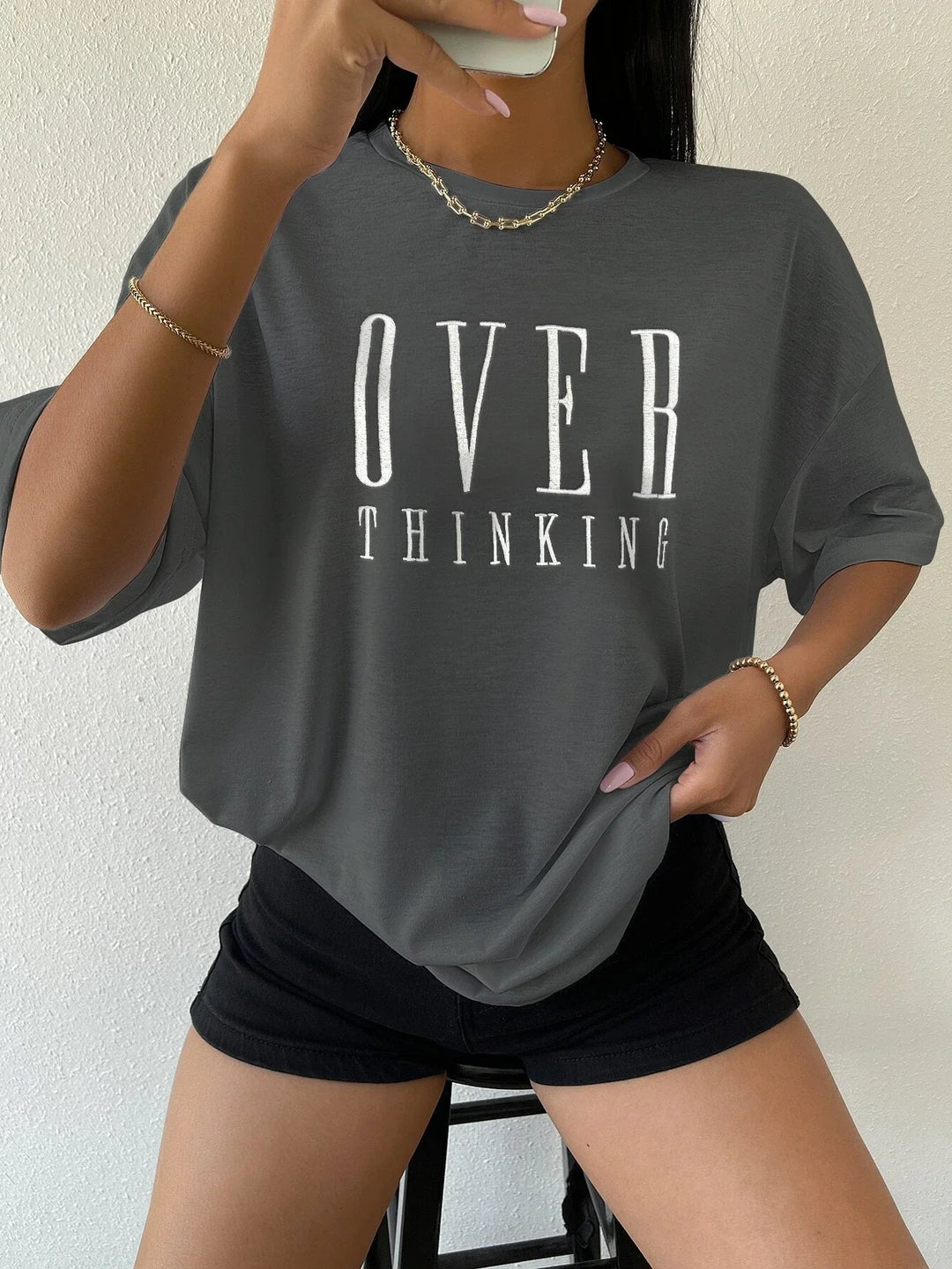 Angelina | Vintage Print T-shirt