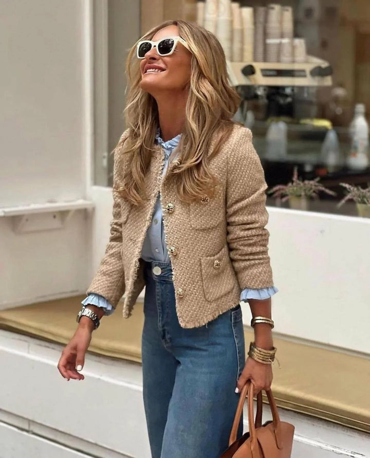 Desiree | Elegant Blazer with Luxury Buttons