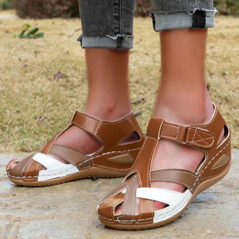 Katie | Low Wedge Sandals