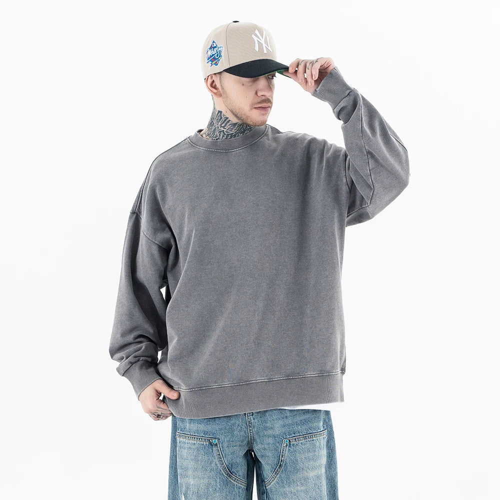 Jacob | Oversized Washed Sweatshirt