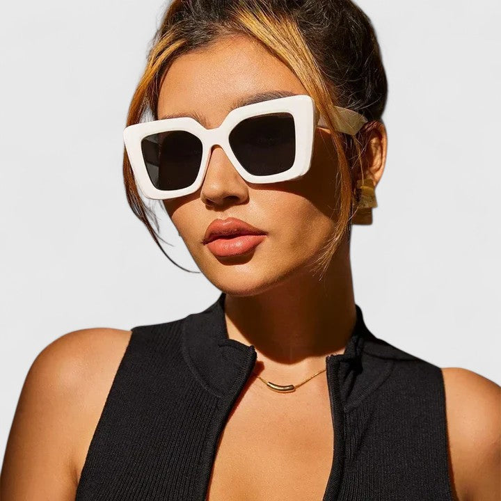 Raina | Women's Geometric Sunglasses with UV Protection