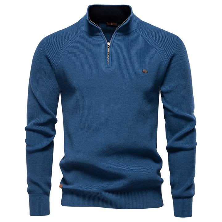 Alan | Classic Quarter-Zip Sweater