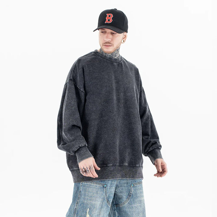 Jacob | Oversized Washed Sweatshirt