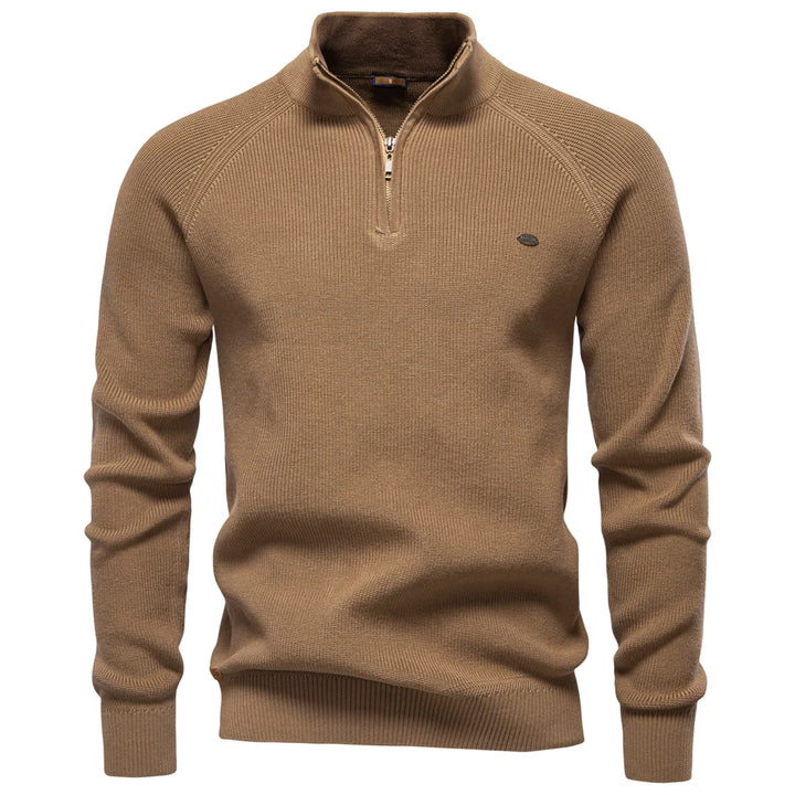 Alan | Classic Quarter-Zip Sweater