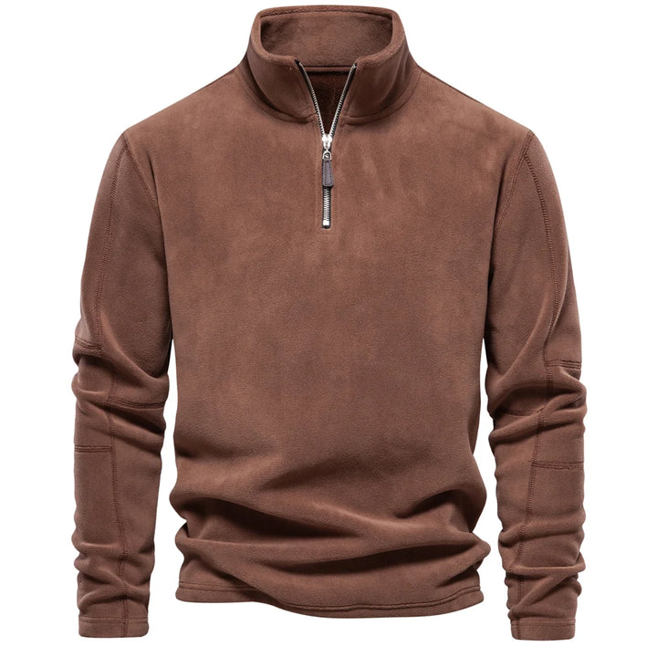 Hugh | Classic Half-Zip Sweater