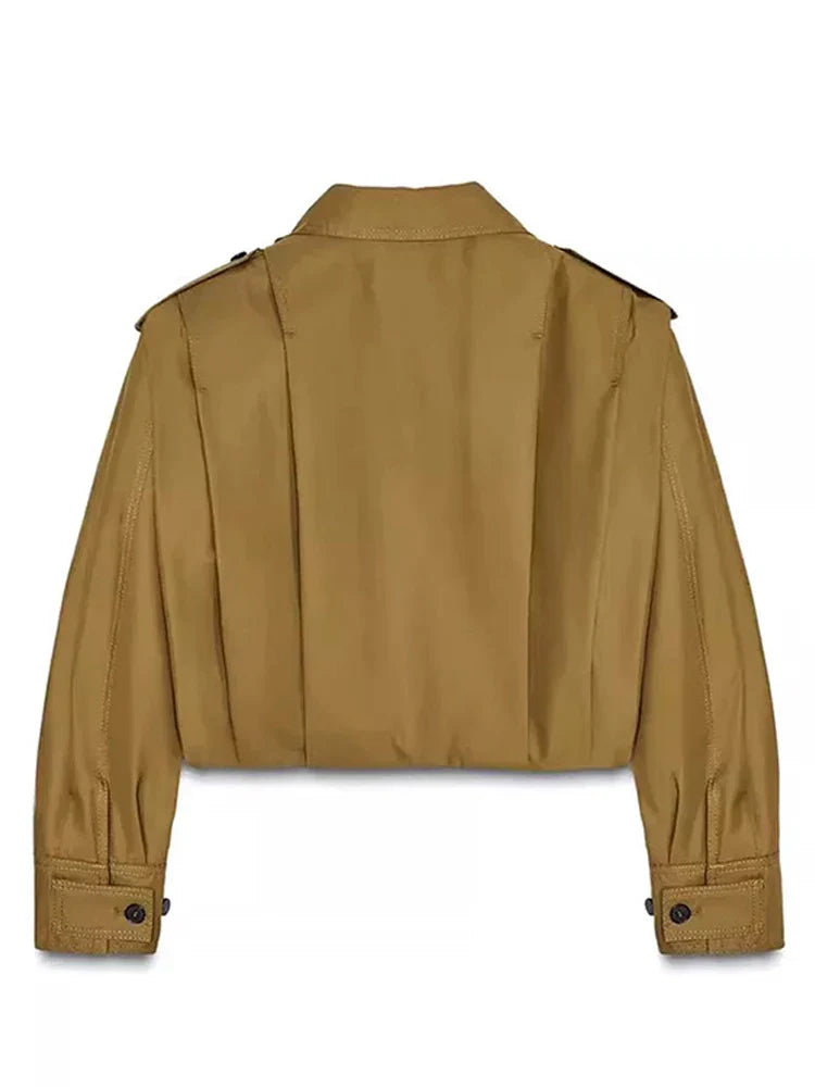 Diva | Cropped Trench Coat