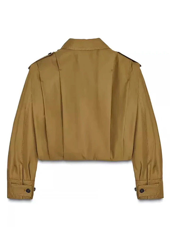 Diva | Cropped Trench Coat