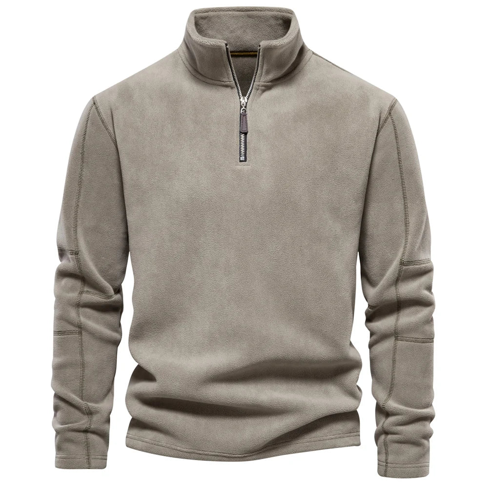 Hugh | Classic Half-Zip Sweater