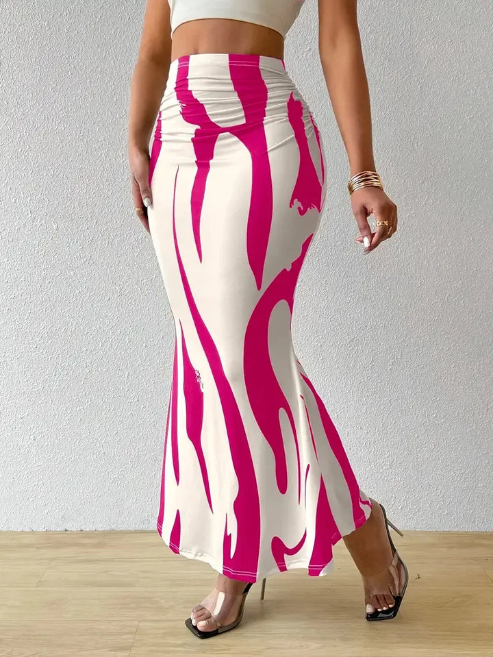 Naomi | Chic Zebra Print Skirt