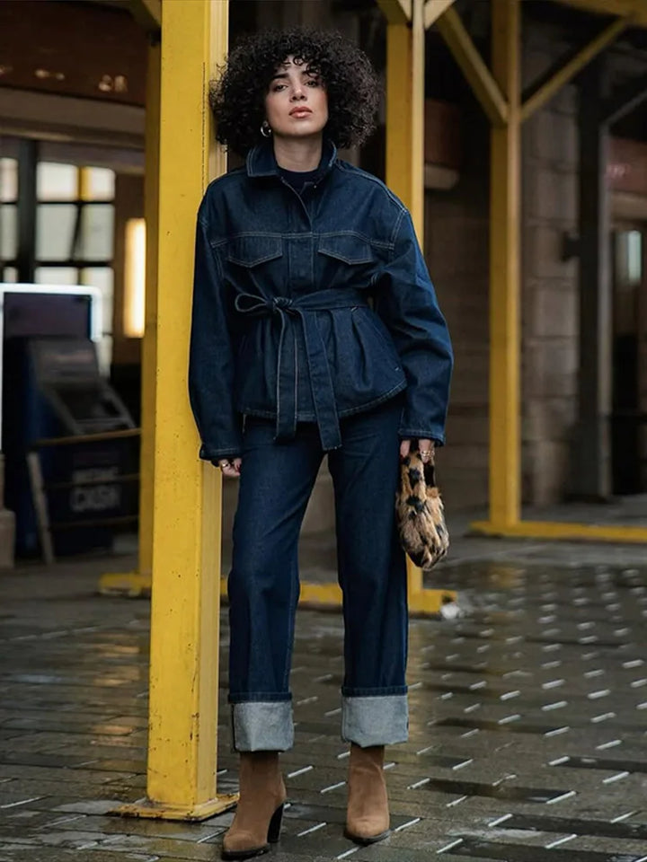 Niva | Denim Belt Set