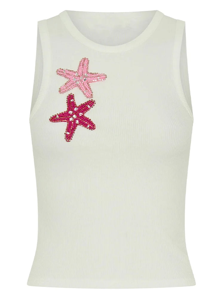 Ethel | Sequin Starfish Skirt Set