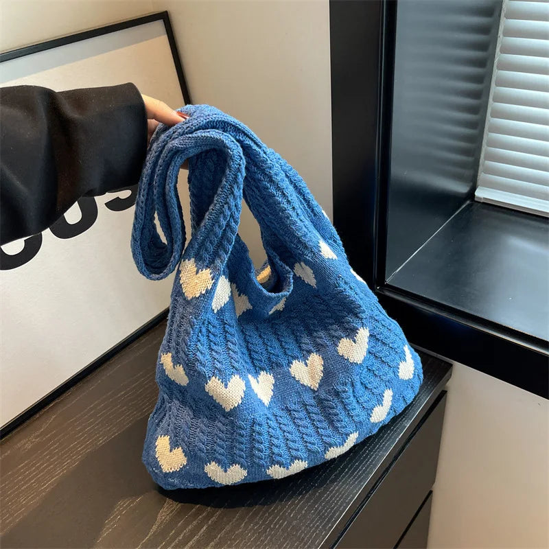 Amara | Heart Print Bag
