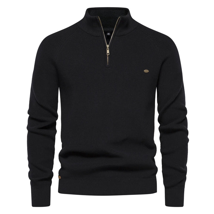 Alan | Classic Quarter-Zip Sweater